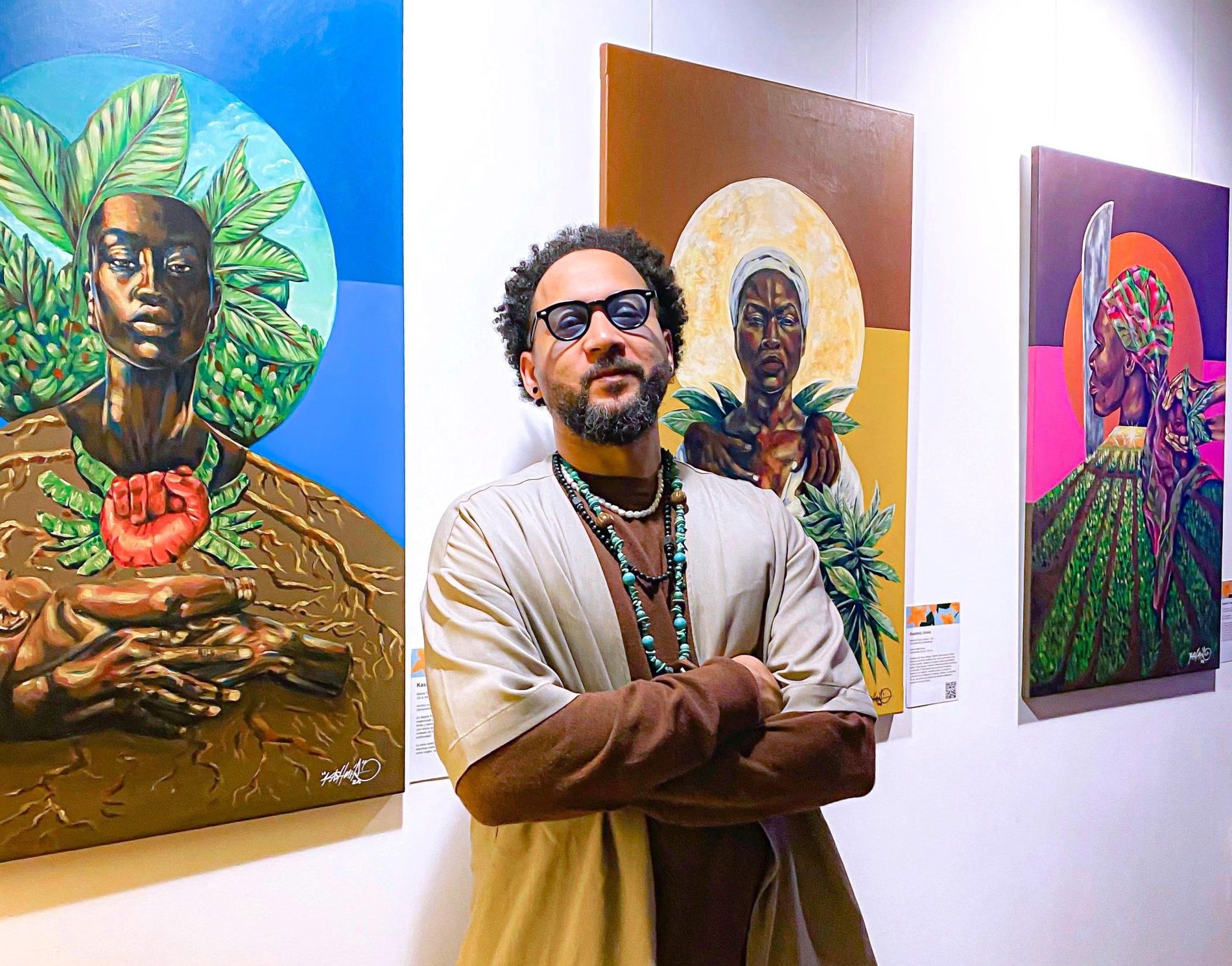 Arte de Kashmir Jones evoca la fuerza de Mamá Tingó